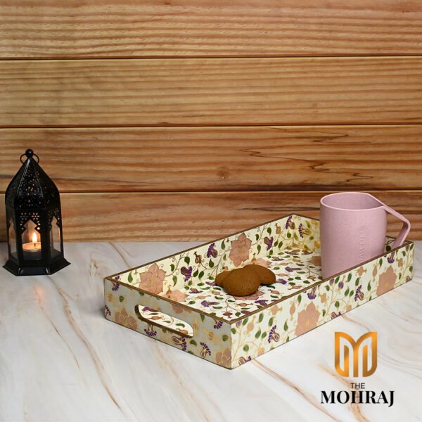 Decorative deals rectangular tray