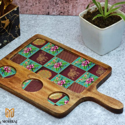 Rajasthani mango wood platter
